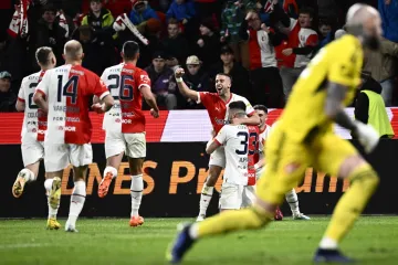 Radost hráčů Slavie