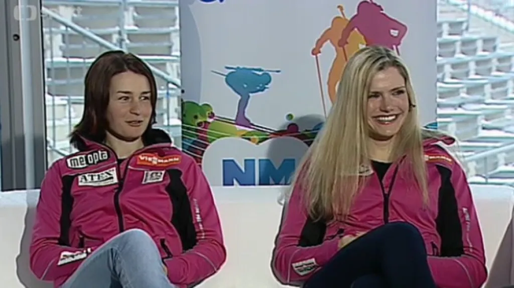 Veronika Vítková a Gabriela Soukalová