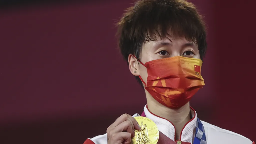 Čínská badmintonová šampionka z Tokia