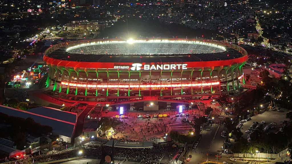 Aztécký stadion v Mexico City