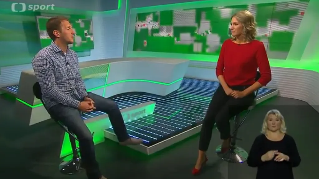 Ondřej Lípa v pořadu Čtyřka sport