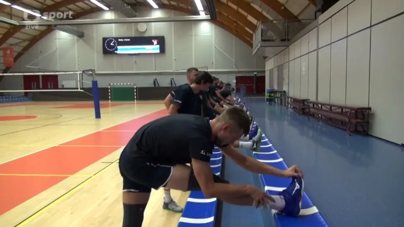 Čeští volejbalisté se připravují na Nizozemce