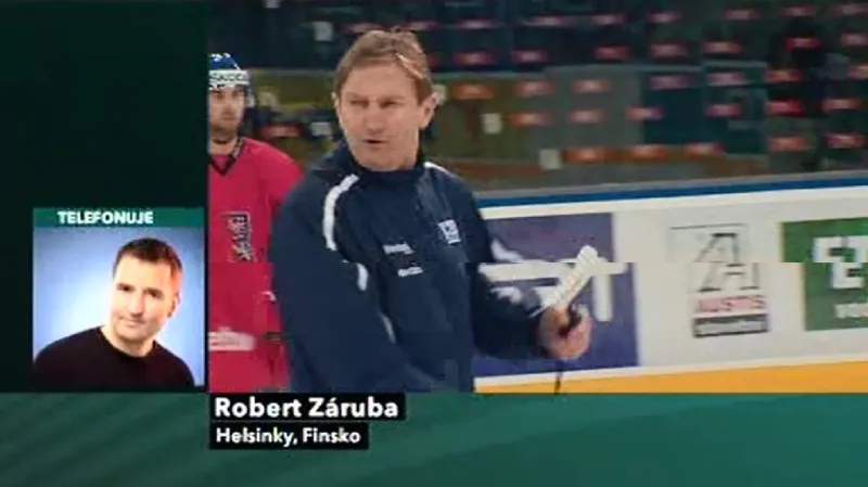 Telefonát Roberta Záruby před utkáním s Finskem