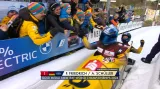 Zlatá jízda dvojbobu Friedricha na MS ve Winterbergu