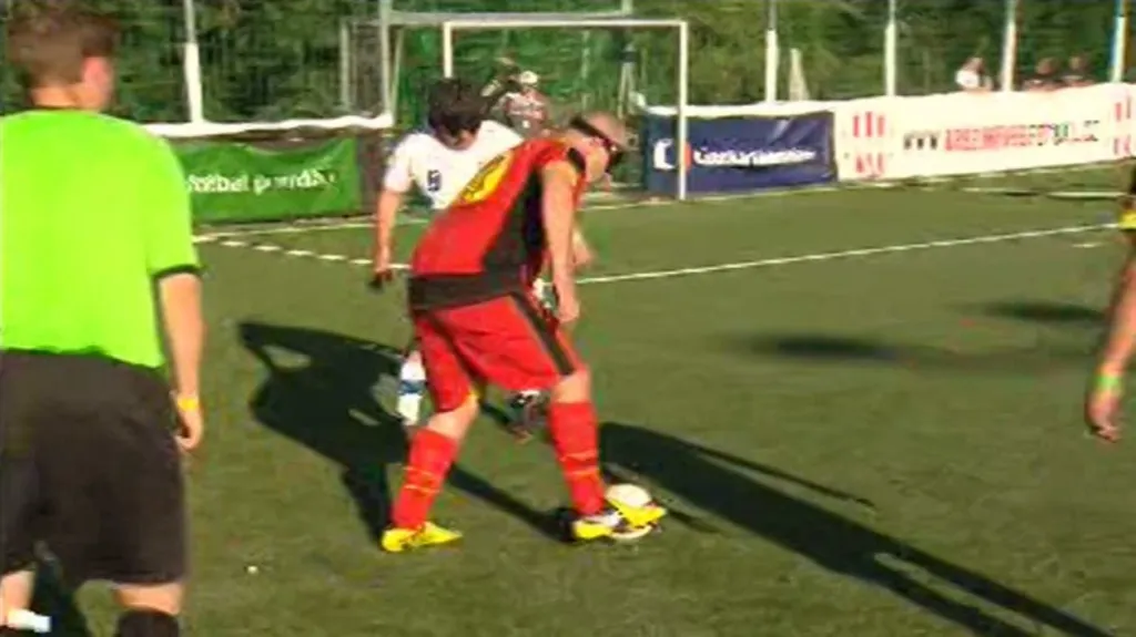 Reportáž z turnaje nevidomých fotbalistů
