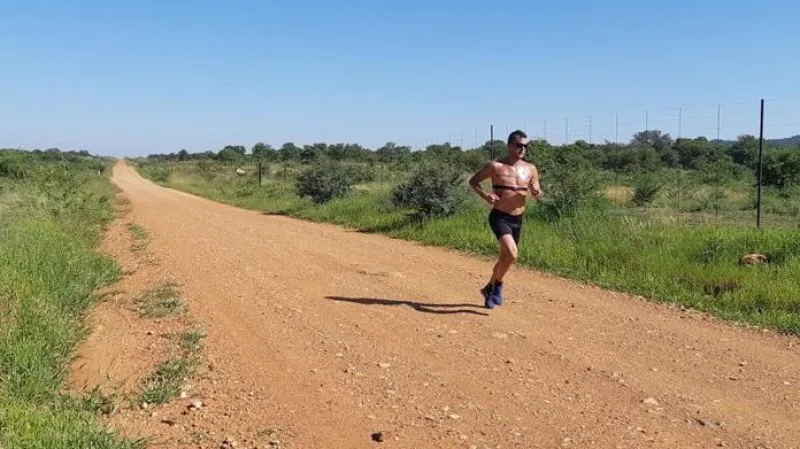 Jakub Holuša na kempu v jihoafrickém městečku Dullstroom