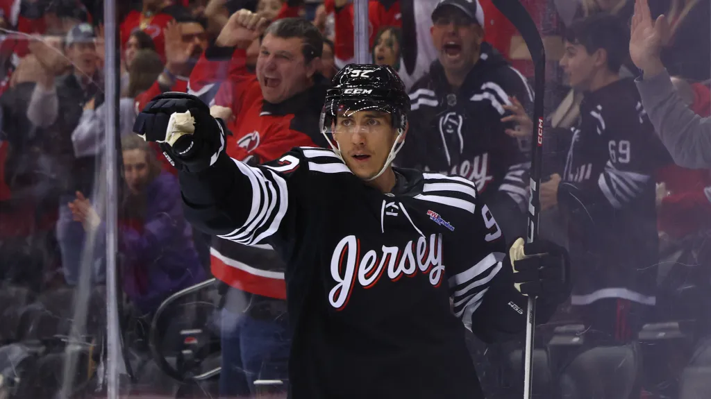 Tomáš Nosek v dresu New Jersey