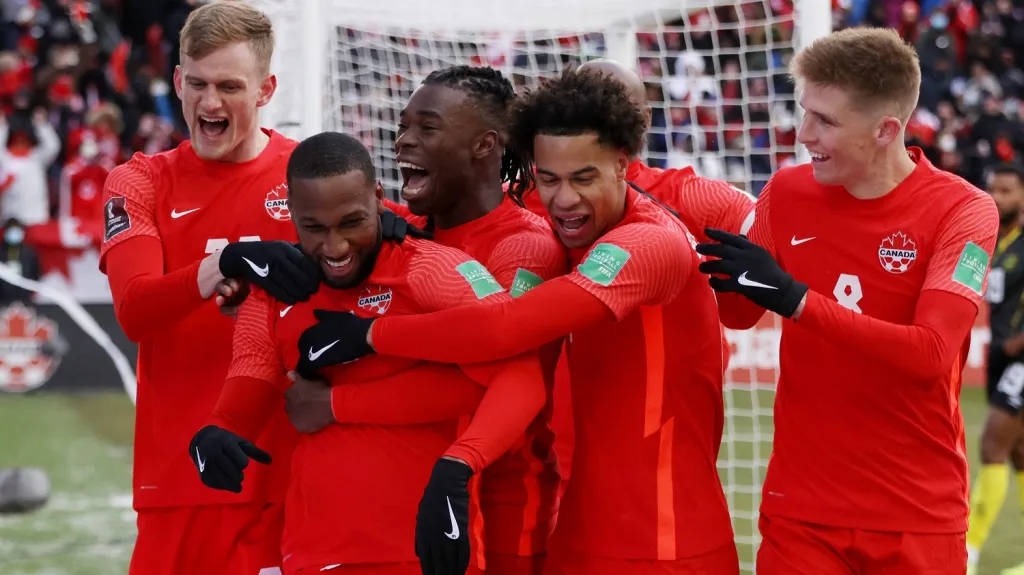 Radost fotbalistů Kanady