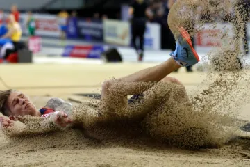 Dálkař Radek Juška na HME v atletice