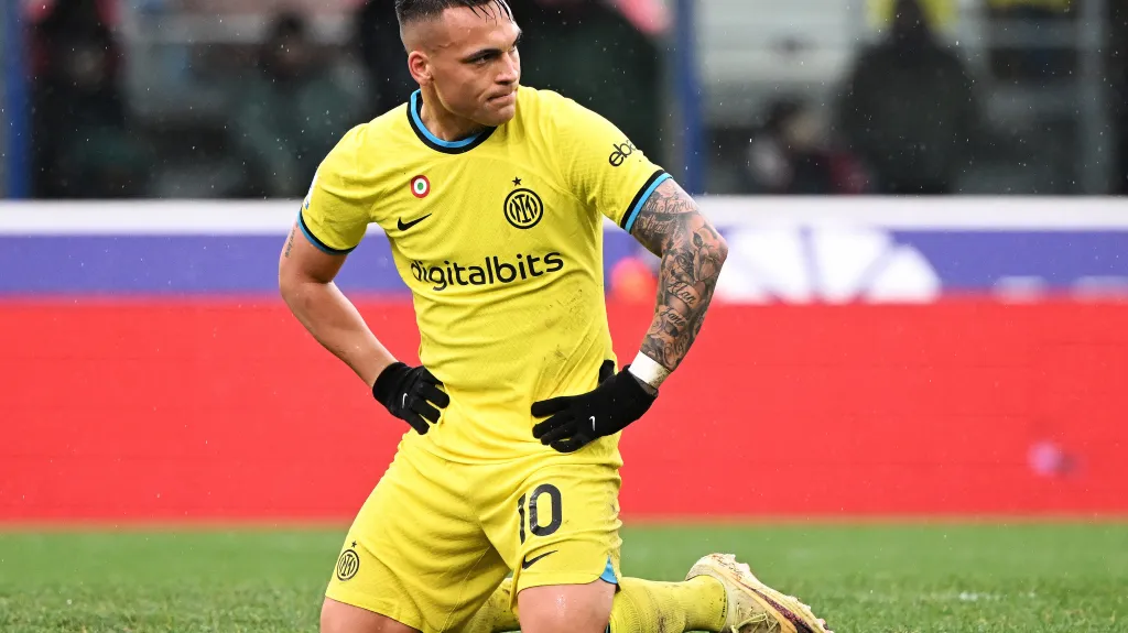Zklamaný Lautaro Martínez z Interu Milán