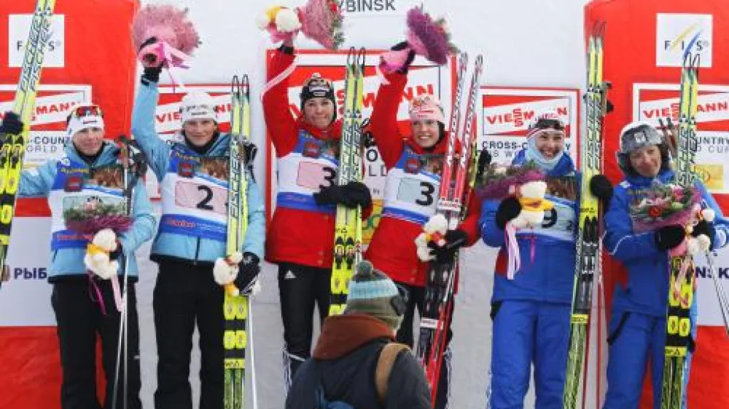 Vítězky sprintu dvojic na světovém poháru v Rybinsku