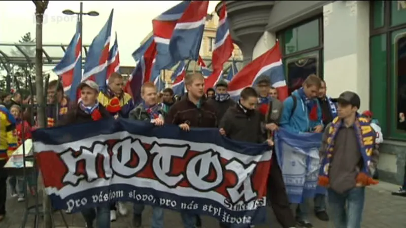 Budějovičtí fanoušci protestují proti stěhování hokejového klubu