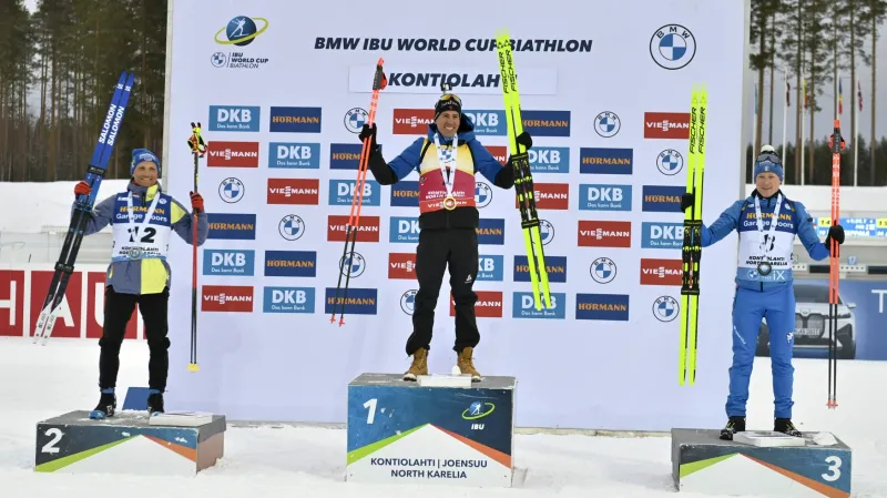 Sestřih stíhačky biatlonistů v Kontiolahti