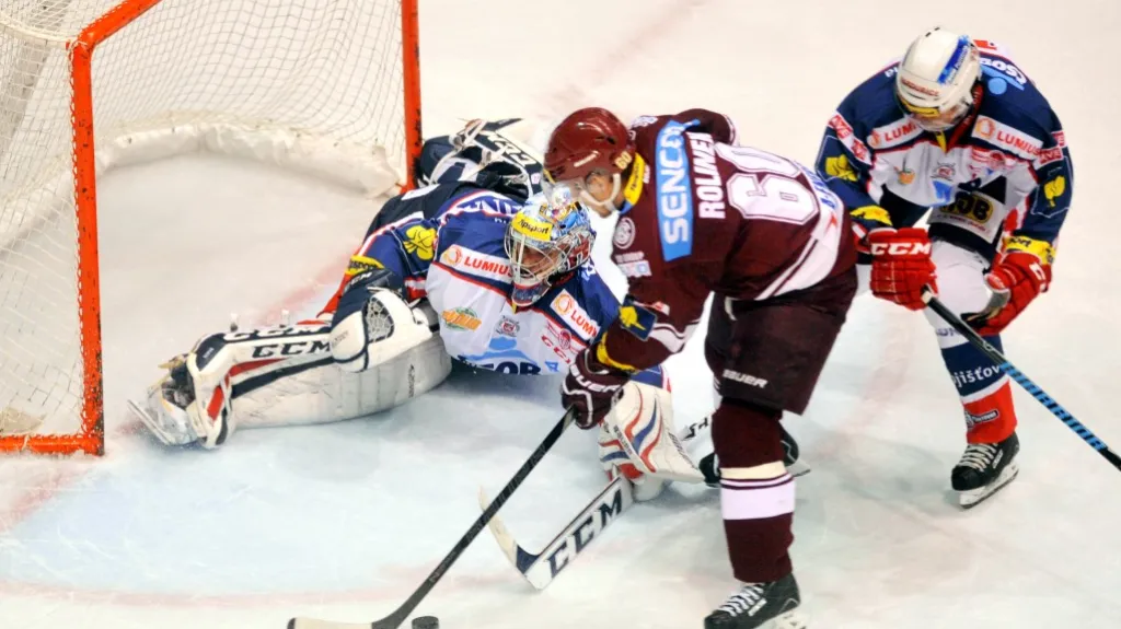 Utkání Pardubice - Sparta