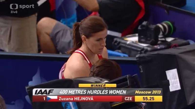 Zuzana Hejnová si s přehledem pohlídala postup do semifinále 400 m překážek