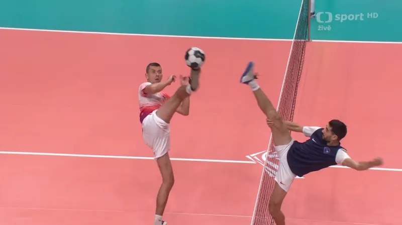 Závěr zápasu trojic Česko - Francie s ohlasy
