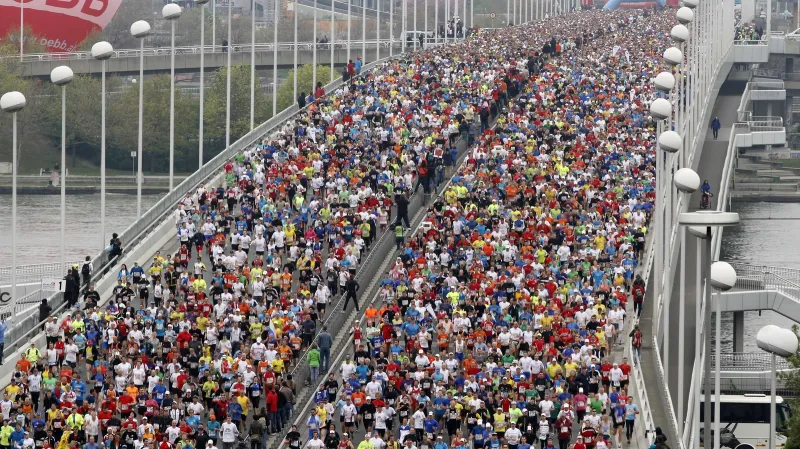 Závodníci ve Vídni