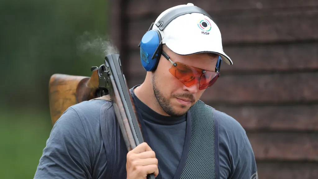 Neúspěšný kvalifikant ve skeetu Jakub Tomeček