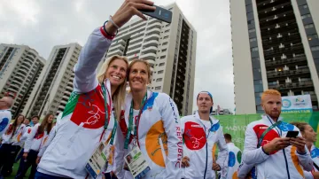 Oficiální přijetí české výpravy do olympijské vesnice