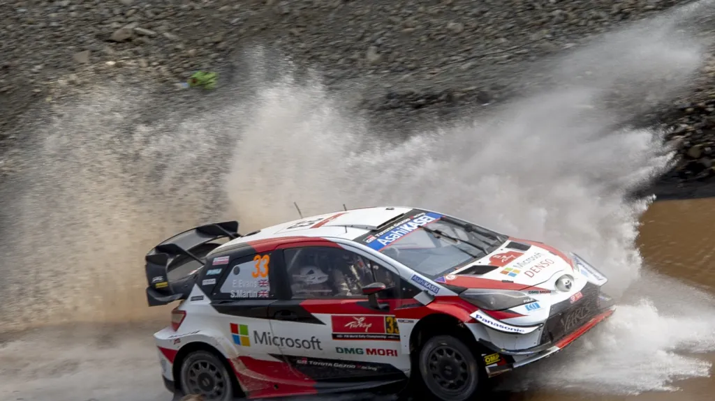 Brit Elfyn Evans na Turecké rallye