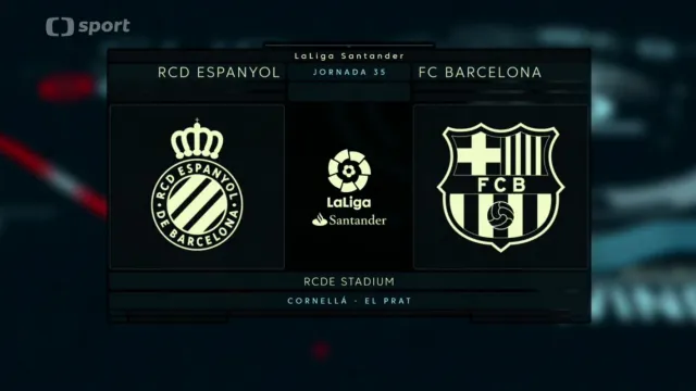 Sestřih utkání Espaňol Barcelona - FC Barcelona