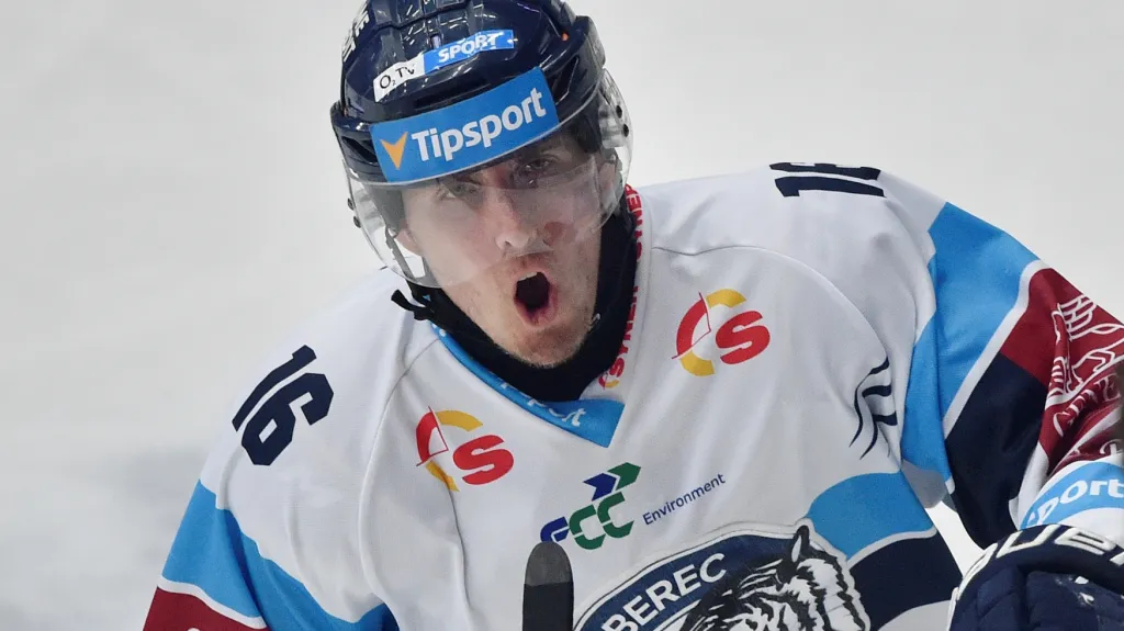 Marek Kvapil v dresu Liberce