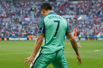 Slavící Cristiano Ronaldo