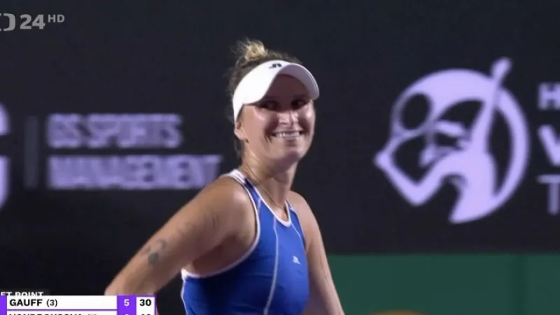 Vondroušová prohrála i s Gauffovou