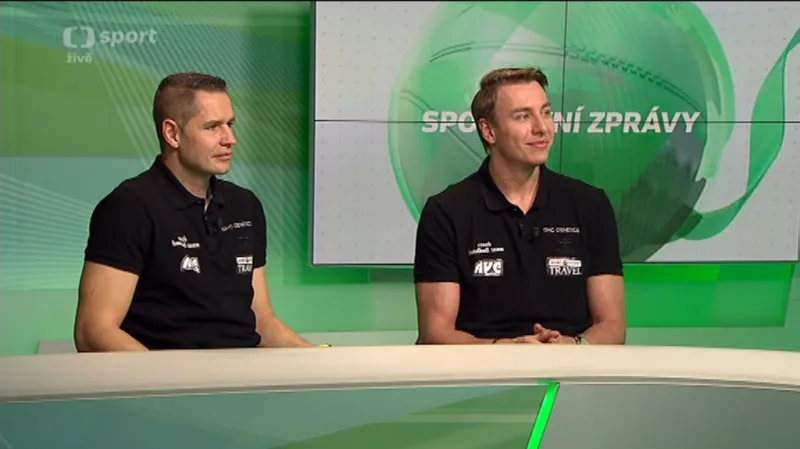 Hosté SZ: Filip Jícha a Jan Filip před MS v házené