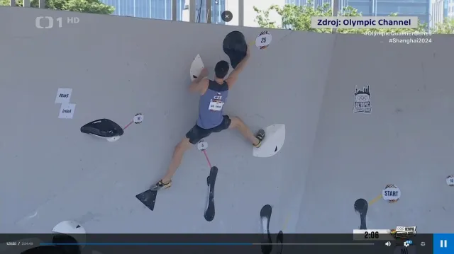 Ondra se dře olympijskou kvalifikací dál, čeká ho finále