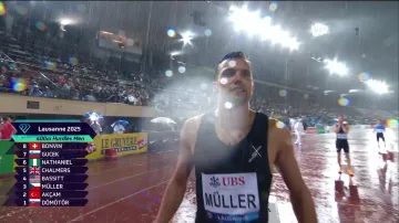 Osmé místo Víta Müllera na 400 metrů překážek v Lausanne