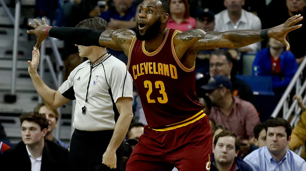 LeBron James v dresu Clevelandu Cavaliers