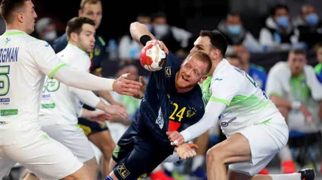 Ztráty míče a poslední akce utkání Slovinsko - Švédsko