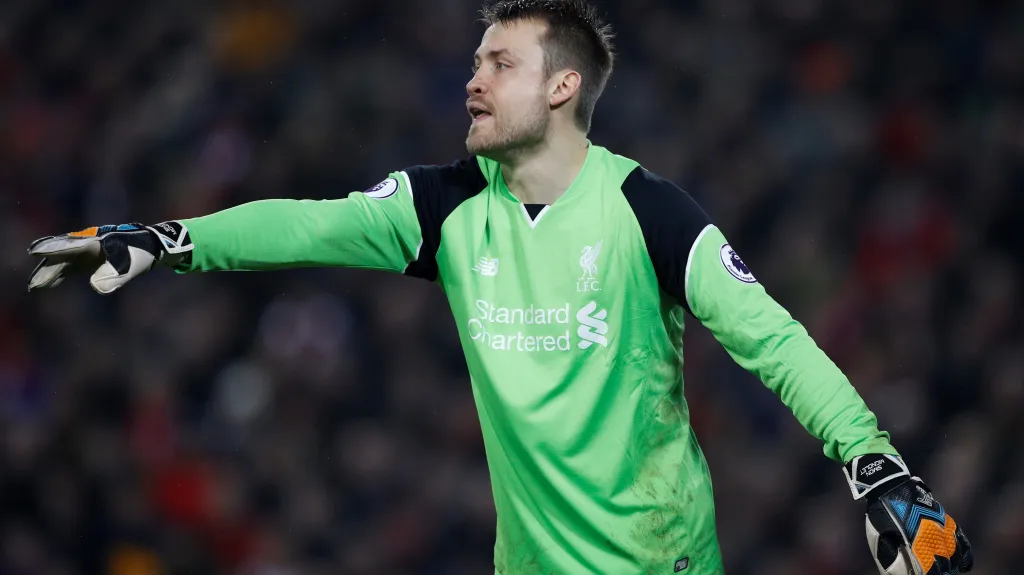 Brankář Liverpoolu Simon Mignolet