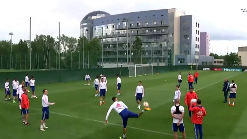 Rusko se připravuje na zápas s Chorvatskem