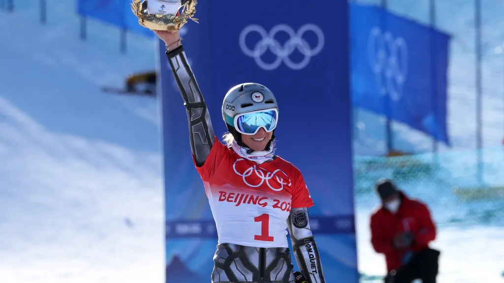 Ester Ledecká obhájila olympijské zlato