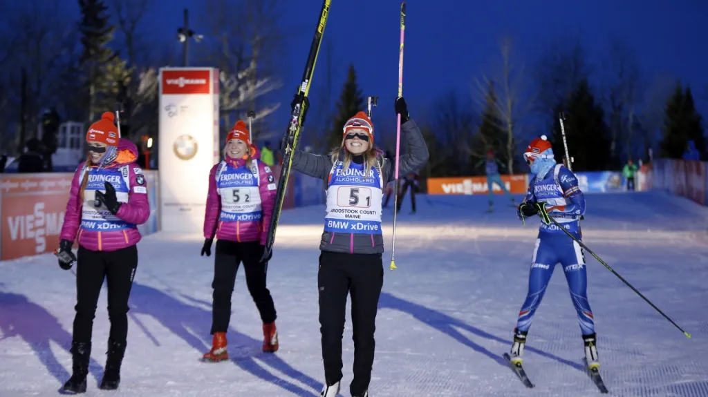 Radost české biatlonové štafety