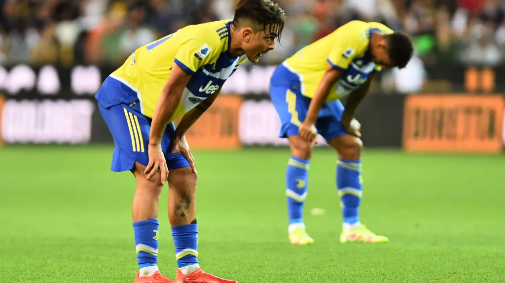 Zklamání útočníka Juventusu Paulo Dybaly