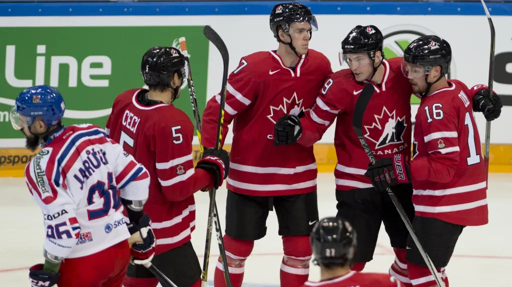 Radost hokejistů Kanady