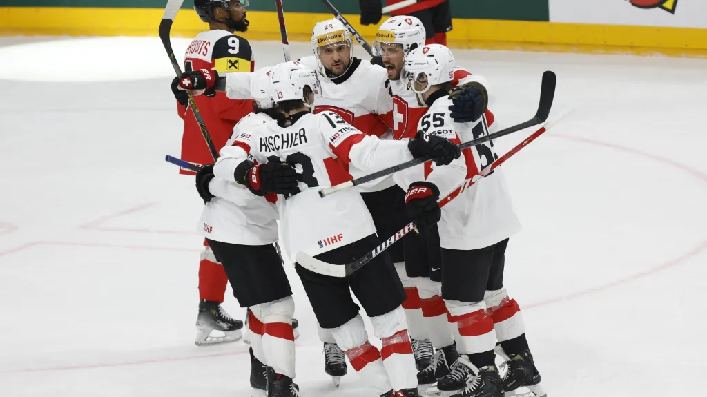 Radost švýcarských hokejistů