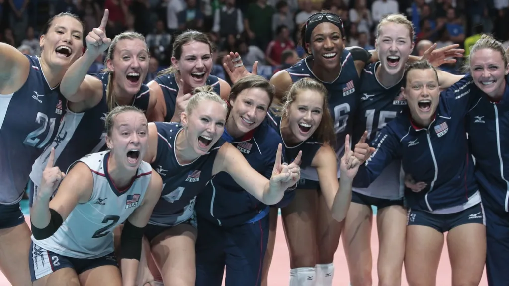 Americké volejbalistky slaví triumf na šampionátu