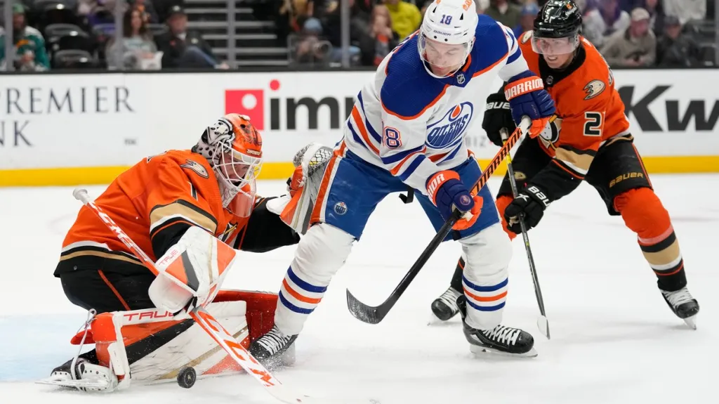 Utkání Anaheim – Edmonton