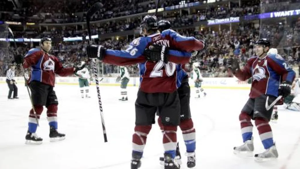 Radost hokejistů Colorada