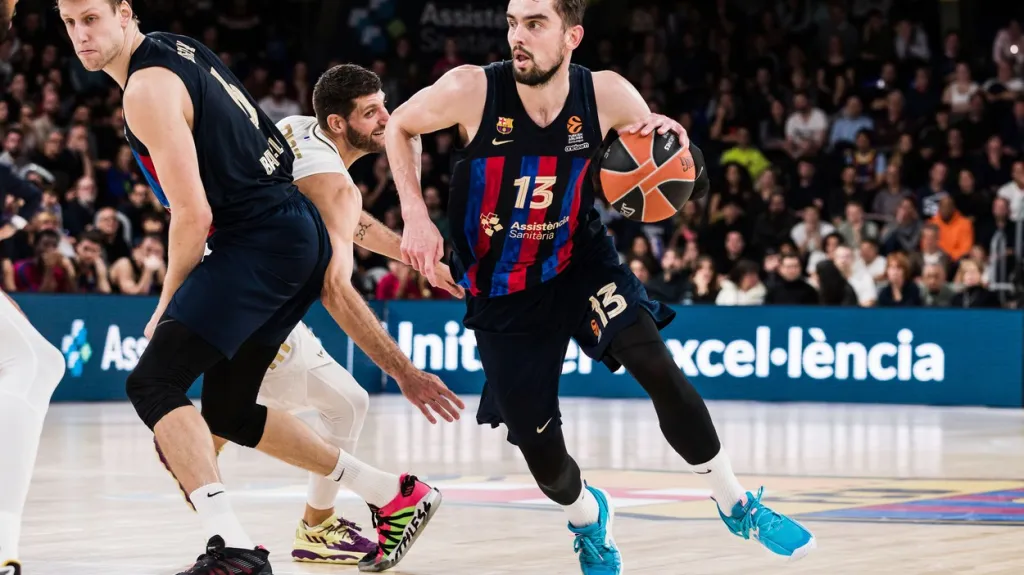 Jan Veselý a Tomáš Satoranský v dresu Barcelony