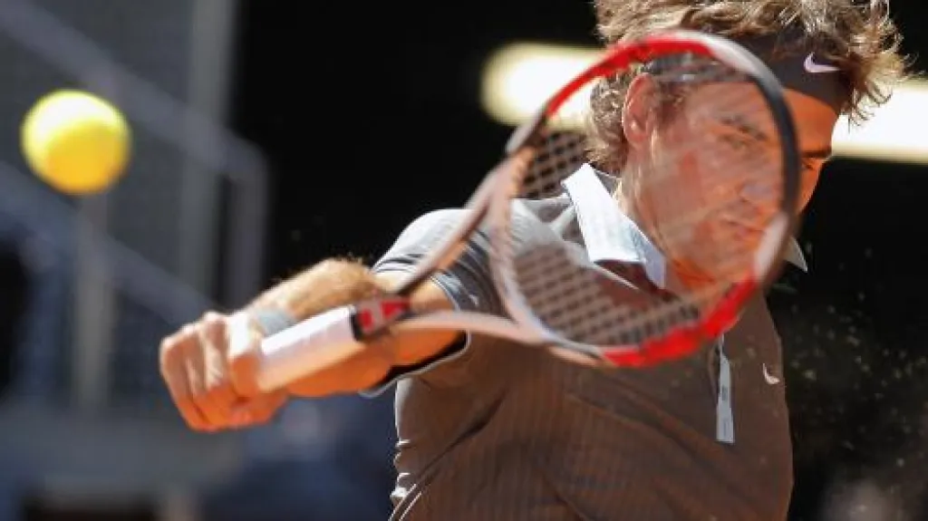 Roger Federer vítězí na turnaji v Madridu