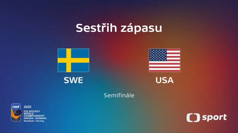 Sestřih utkání Švédsko – USA