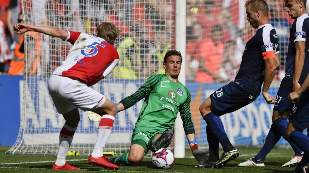 Utkání Slavia - Slovácko