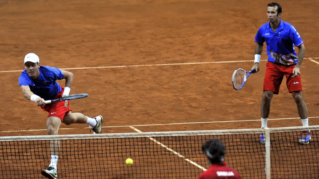 Tomáš Berdych a Radek Štěpánek