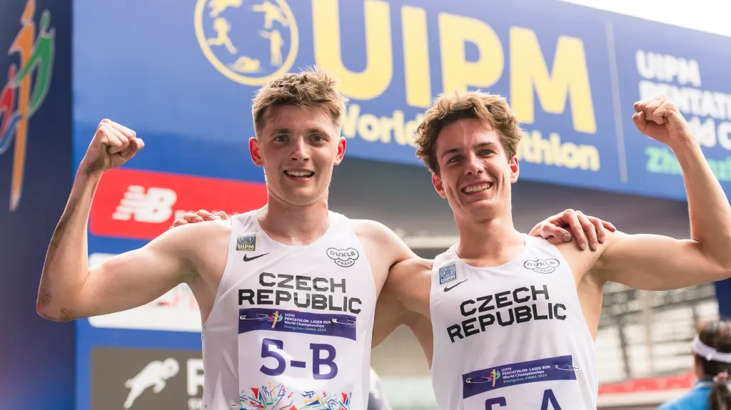 Filip Houška s Matoušem Tůmou