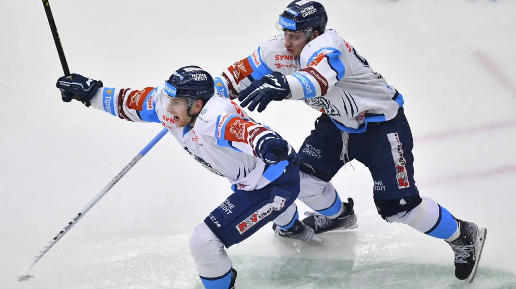 Slavící hokejisté Liberce